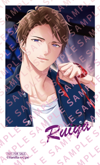 岬累也（Dark）のチェキ風イラストカード